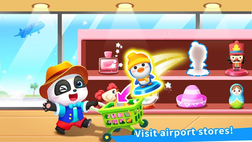 Baby Panda's Airport  [МОД Menu] Screenshot 5