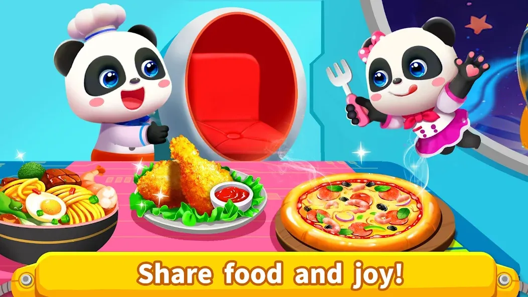 Little Panda's Space Kitchen  [МОД Все открыто] Screenshot 4