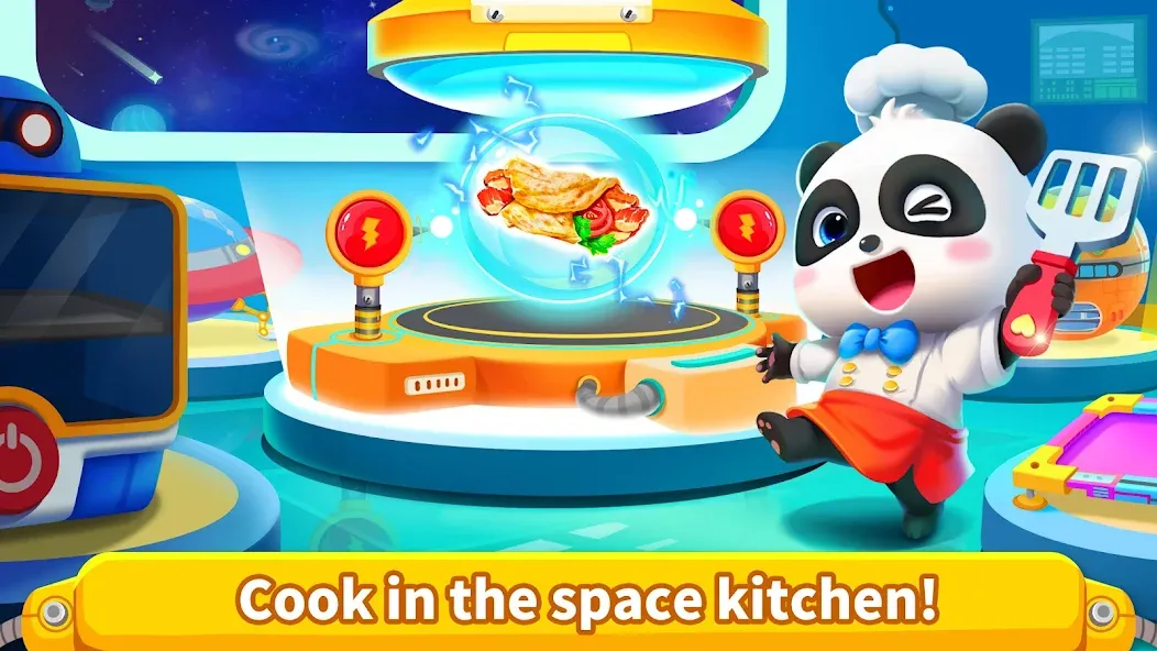 Little Panda's Space Kitchen  [МОД Все открыто] Screenshot 5