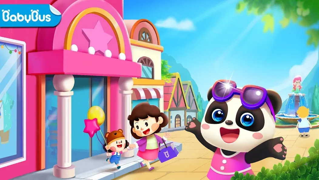 Little Panda's Town: Mall  [МОД Unlimited Money] Screenshot 1