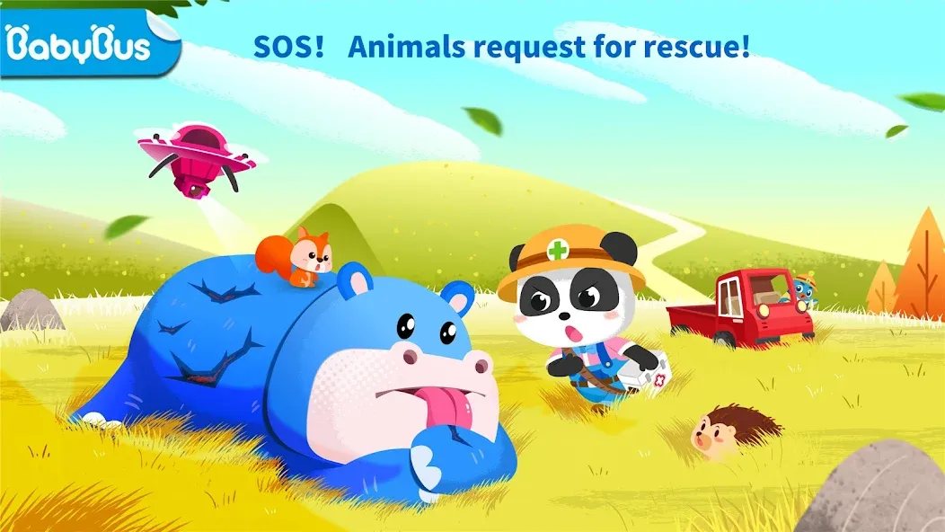 Baby Panda: Care for animals  [МОД Много денег] Screenshot 1