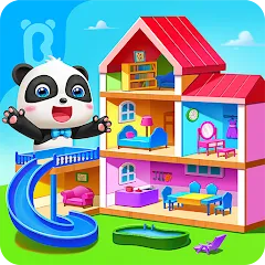 Скачать взлом Baby Panda's House Games  [МОД Много монет] - полная версия apk на Андроид