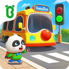 Взломанная Baby Panda's School Bus  [МОД Mega Pack] - стабильная версия apk на Андроид