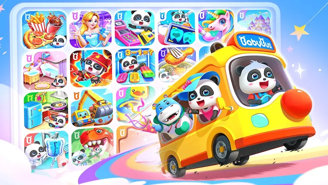 Baby Panda World: Kids Games  [МОД Бесконечные деньги] Screenshot 1