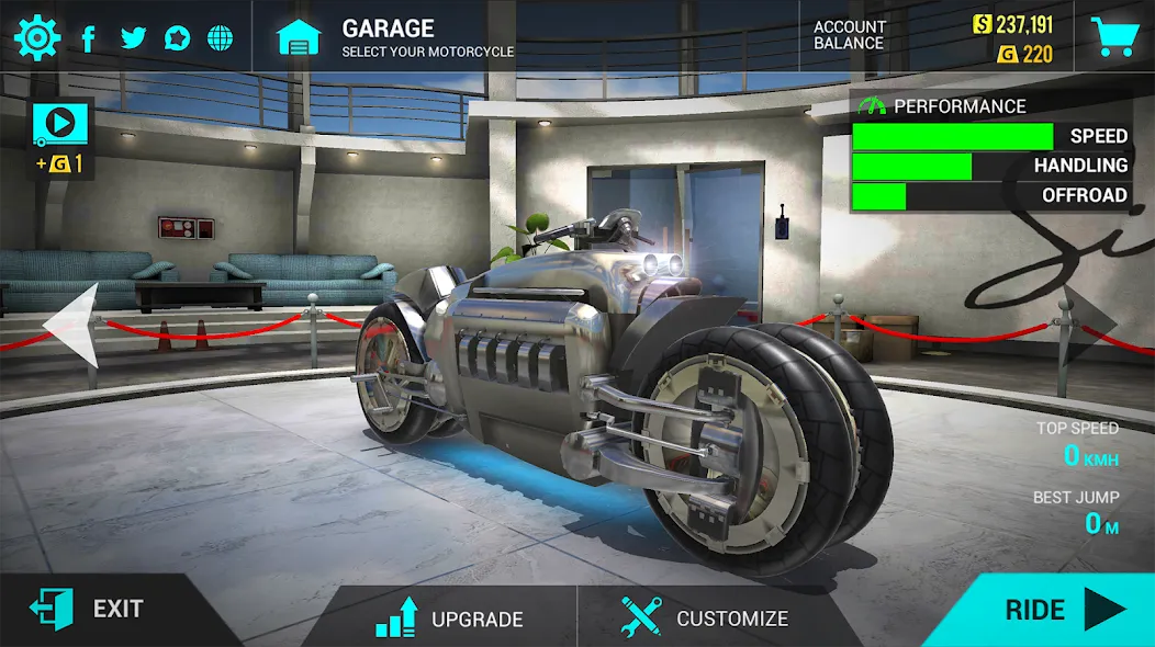 Ultimate Motorcycle Simulator (Ультимативный Мотоциклетный Симулятор)  [МОД Много денег] Screenshot 2