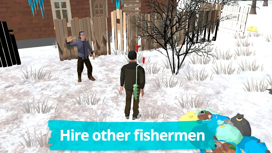 Fishing in the Winter. Lakes.  [МОД Mega Pack] Screenshot 3