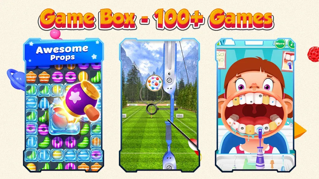 Game Box - 100+ Games (Гейм Бокс)  [МОД Много денег] Screenshot 2