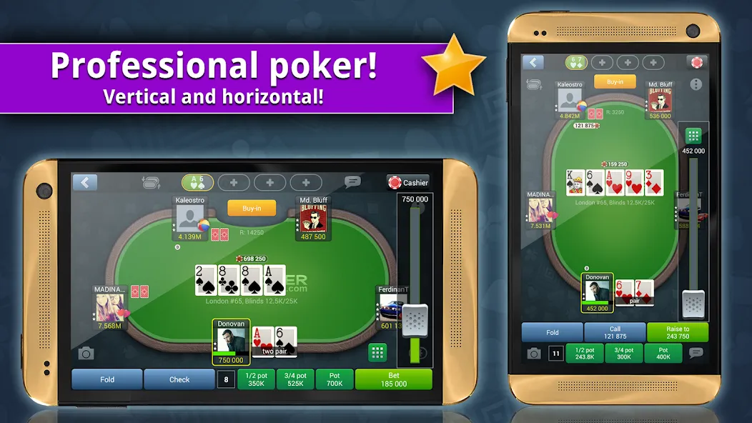 Jag Poker HD (Яг Покер ХД)  [МОД Много денег] Screenshot 1