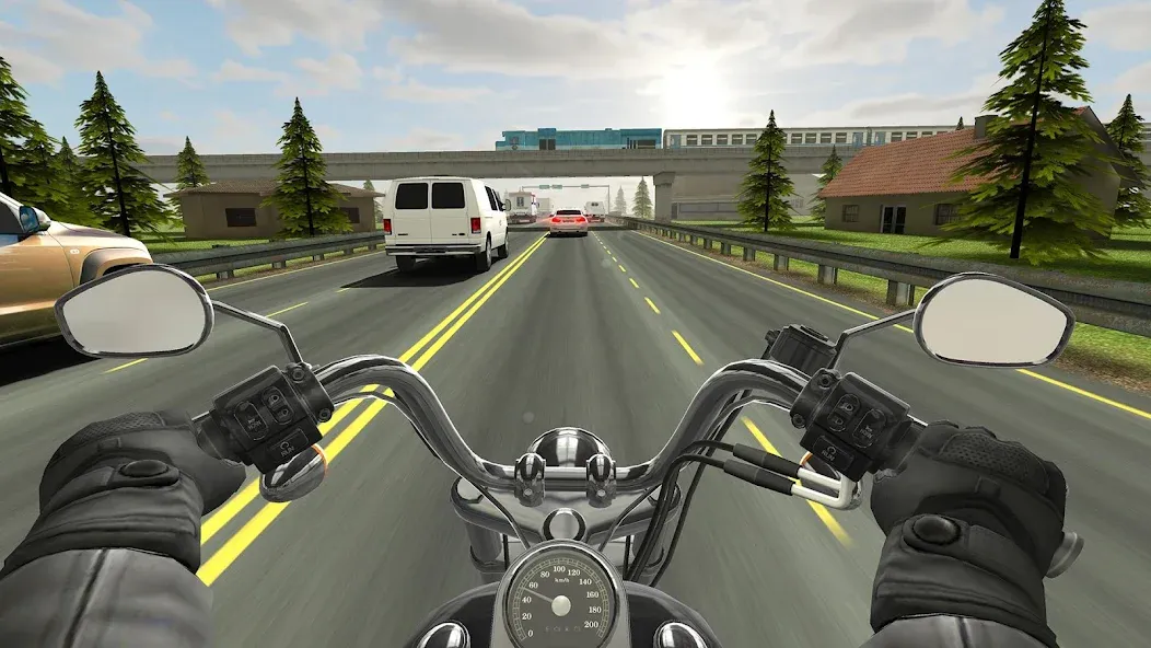 Traffic Rider (Трафик Райдер)  [МОД Много денег] Screenshot 1