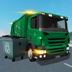 Скачать взломанную Trash Truck Simulator (Трэш Трак Симулятор)  [МОД Все открыто] - стабильная версия apk на Андроид