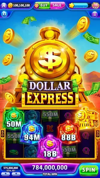 Jackpotland-Vegas Casino Slots (Джекпотлэнд)  [МОД Бесконечные монеты] Screenshot 4