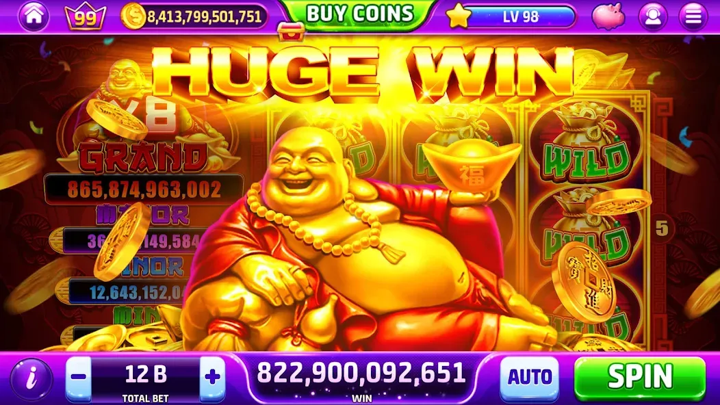 Golden Casino - Slots Games (Голден Казино)  [МОД Все открыто] Screenshot 5