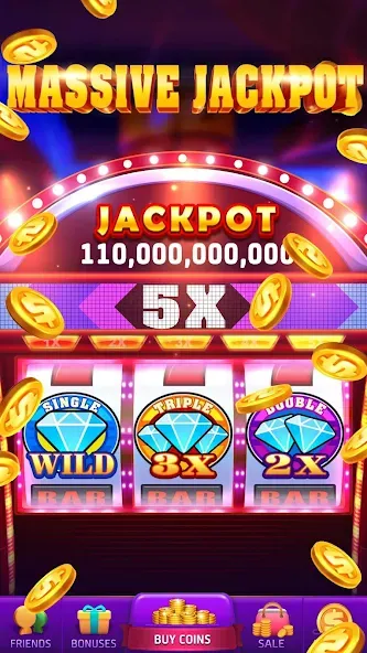 777 Casino – vegas slots games (Казино)  [МОД Много денег] Screenshot 3