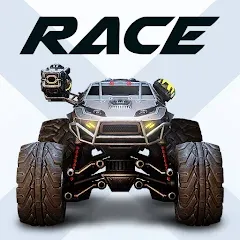 Взломанная RACE: Rocket Arena Car Extreme (РЕЙС)  [МОД Много монет] - полная версия apk на Андроид