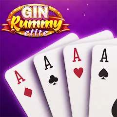 Взломанная Gin Rummy Elite: Online Game (Джин Рамми)  [МОД Menu] - последняя версия apk на Андроид