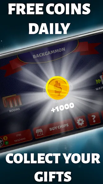 Backgammon Offline  [МОД Бесконечные деньги] Screenshot 4