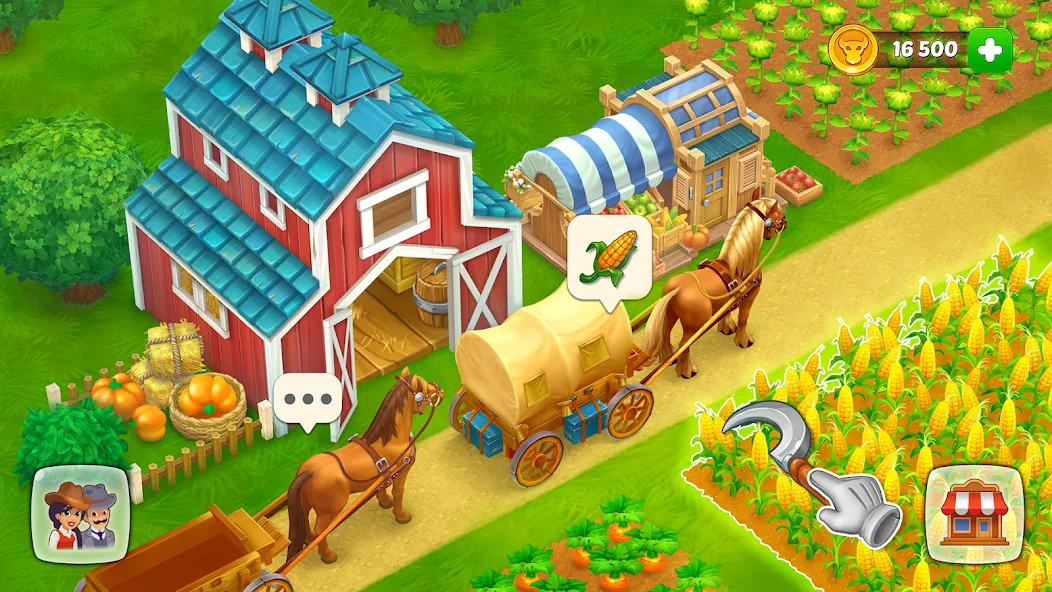 Wild West: Farm Town Build (Уайлд Вест)  [МОД Много монет] Screenshot 5