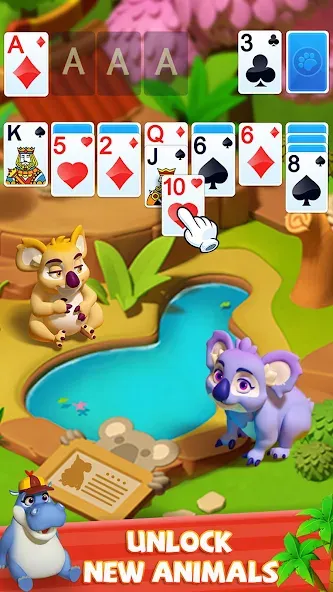 Solitaire - Wild Park  [МОД Menu] Screenshot 5