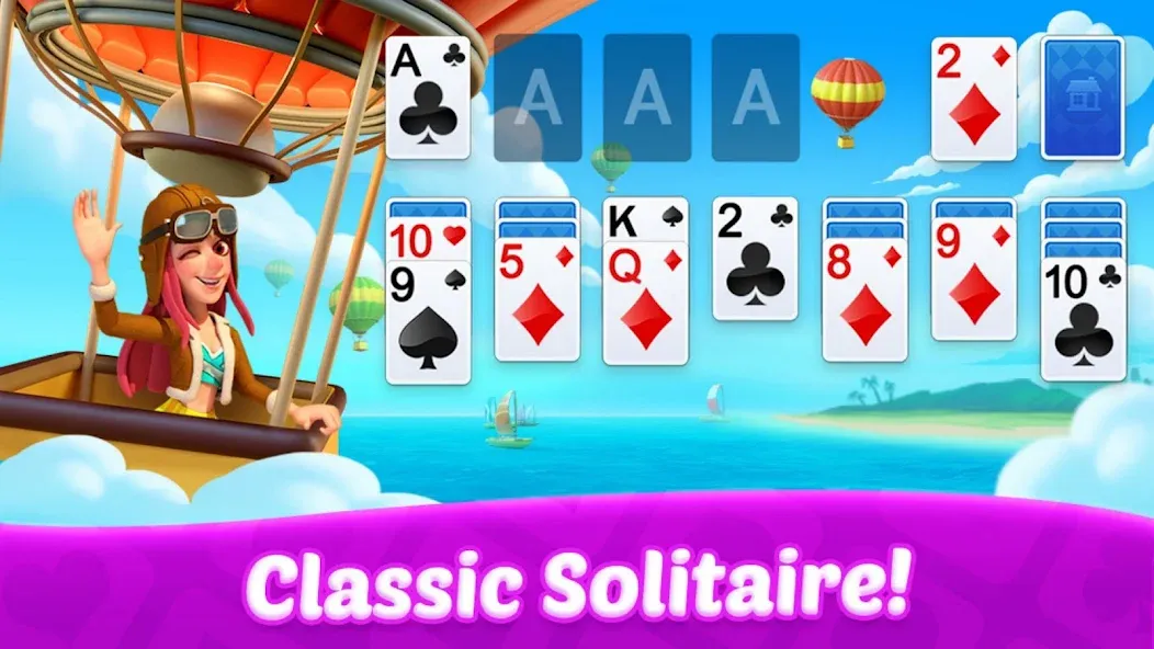 Solitaire: Card Games  [МОД Unlimited Money] Screenshot 2