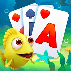 Скачать взлом Solitaire TriPeaks Fish (Солитер ТриПикс Рыбка)  [МОД Menu] - стабильная версия apk на Андроид