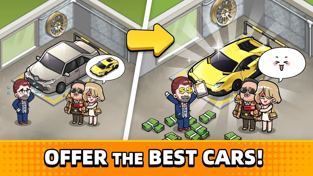 Used Car Tycoon Game (Юзед Кар Тайкун Гейм)  [МОД Много монет] Screenshot 4