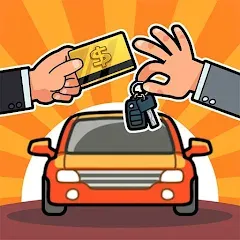 Взлом Used Car Tycoon Game (Юзед Кар Тайкун Гейм)  [МОД Много монет] - стабильная версия apk на Андроид