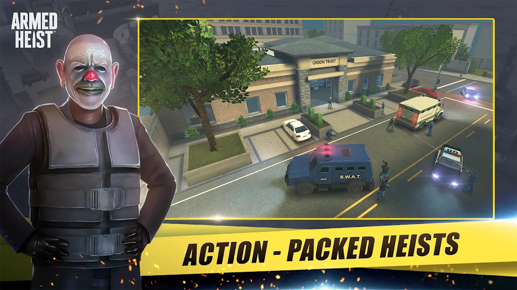 Armed Heist: Shooting gun game (Армед Хейст)  [МОД Много денег] Screenshot 1