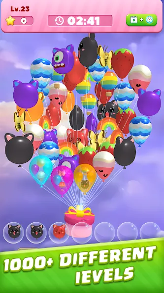 Bubble Burst：Match 3D  [МОД Unlocked] Screenshot 1