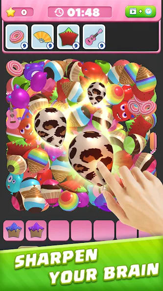 Bubble Burst：Match 3D  [МОД Unlocked] Screenshot 3