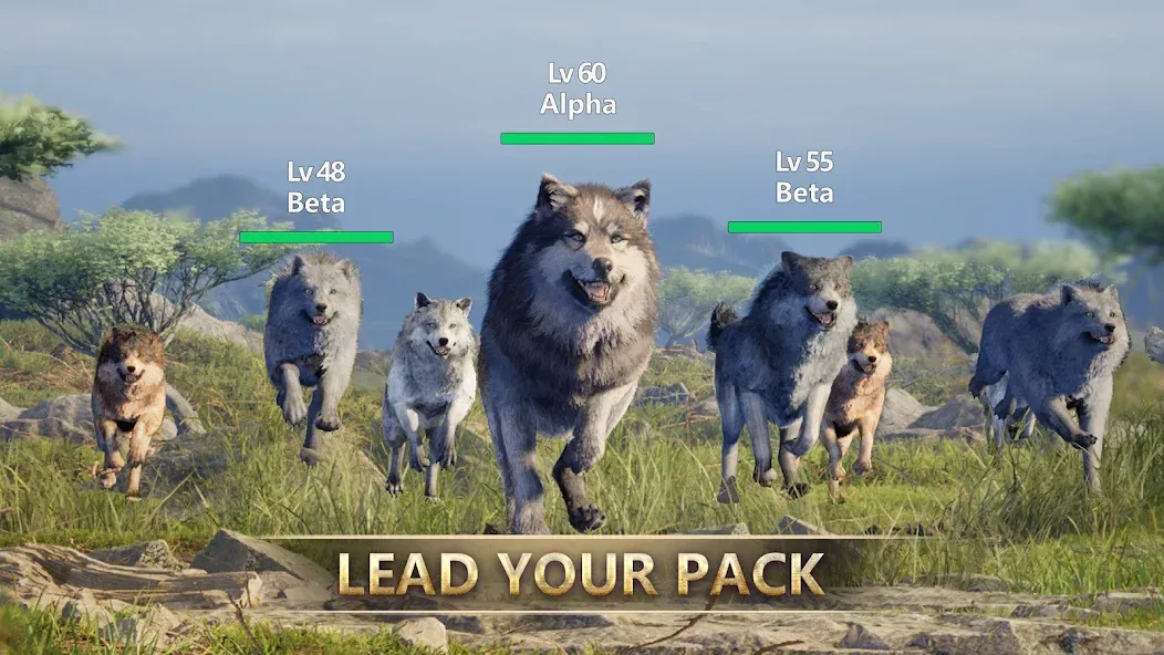 Wolf Game: Wild Animal Wars (Вулф Гейм)  [МОД Unlocked] Screenshot 4