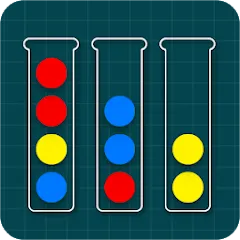 Скачать взломанную Ball Sort Puzzle - Color Games (Балл Сорт Пазл)  [МОД Меню] - стабильная версия apk на Андроид