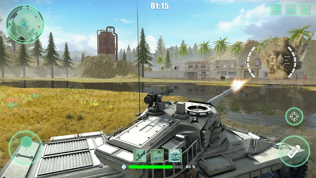 World Tanks War: Offline Games (Танковые военные машины Блиц)  [МОД Бесконечные деньги] Screenshot 5