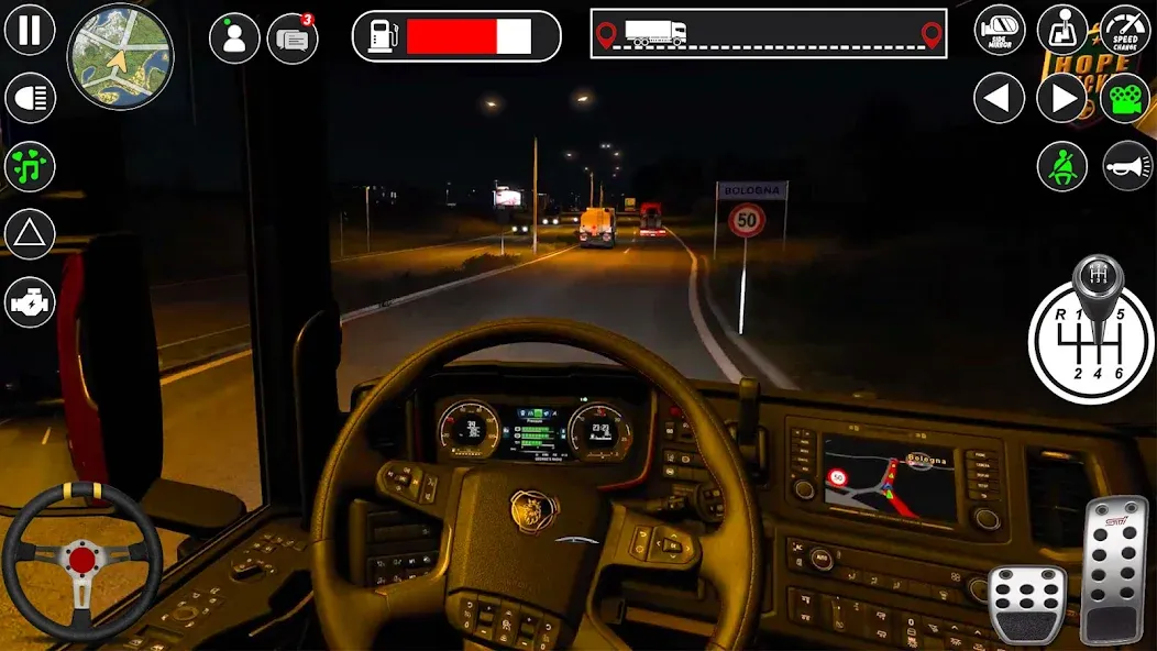 Euro Cargo Truck Simulator 3D  [МОД Много монет] Screenshot 2