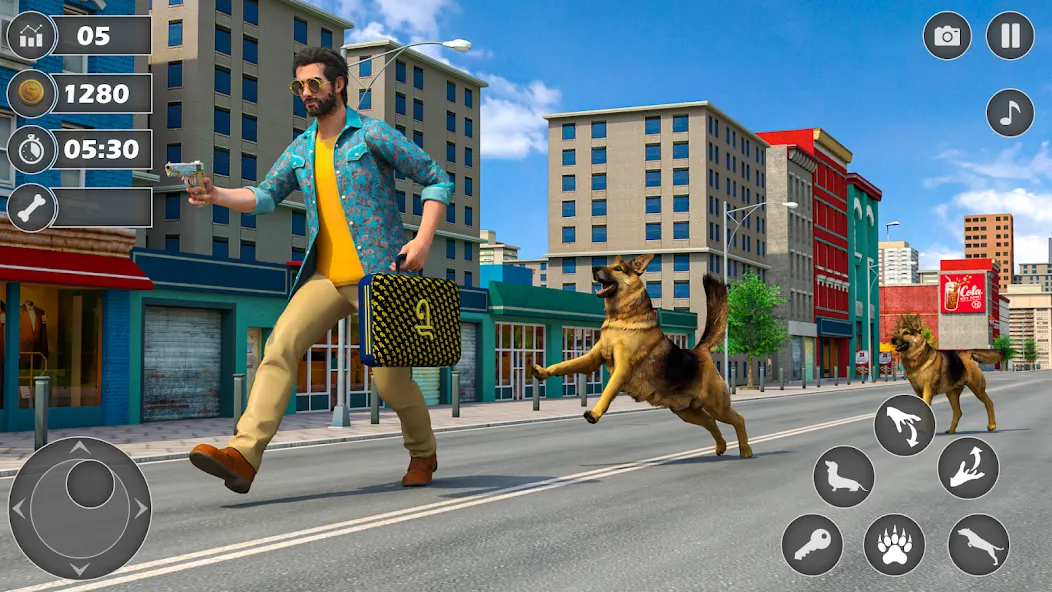 Dog Simulator Dog Game (Армейский симулятор собаки)  [МОД Unlimited Money] Screenshot 2