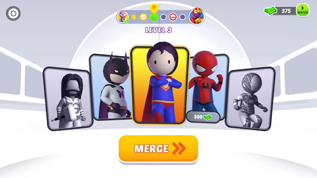 Stick Hero: Comic Superhero (Стик Хиро)  [МОД Все открыто] Screenshot 1