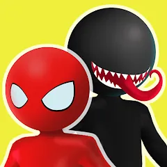 Скачать взломанную Stick Hero: Comic Superhero (Стик Хиро)  [МОД Все открыто] - стабильная версия apk на Андроид