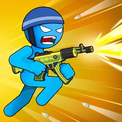 Взломанная Stick Shooter: Battle Game (Стик Шутер)  [МОД Много монет] - полная версия apk на Андроид