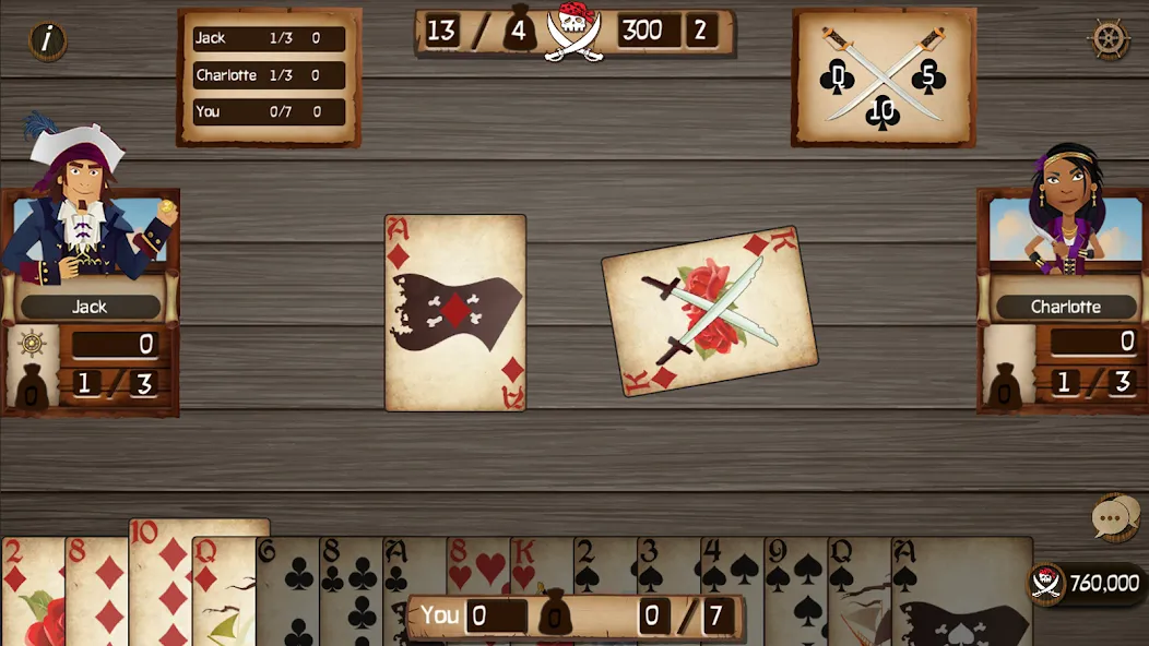 Spades Cutthroat Pirates (Спейдс Каттхроат Пирейтс)  [МОД Unlocked] Screenshot 3