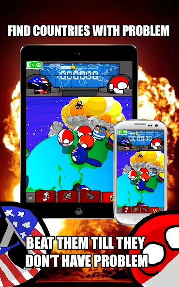 Polandball: Not Safe For World (Поландбол)  [МОД Бесконечные монеты] Screenshot 1