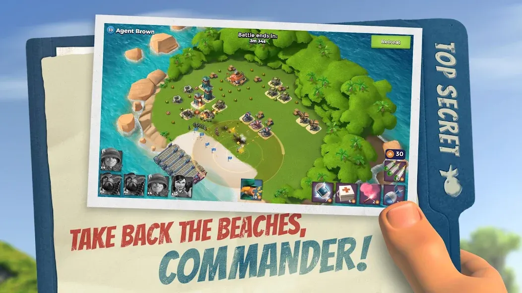 Boom Beach (Бум Бич)  [МОД Много монет] Screenshot 1