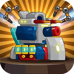 Скачать взлом Mini Robot Tank : idle (Мини Робот Танк)  [МОД Mega Pack] - стабильная версия apk на Андроид