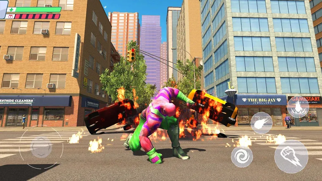 Super City Heroes:Super Battle (упер Герои Города)  [МОД Бесконечные монеты] Screenshot 3