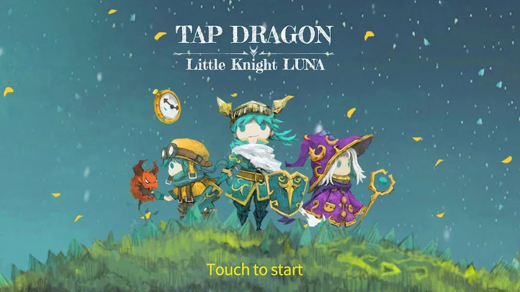 Tap Dragon: Little Knight Luna (Тап Драгон)  [МОД Все открыто] Screenshot 1