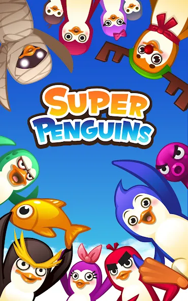 Super Penguins (упер Пингвины)  [МОД Mega Pack] Screenshot 1