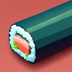 Скачать взлом Sushi Roll 3D - Cooking ASMR (Суши Ролл 3D)  [МОД Много денег] - последняя версия apk на Андроид