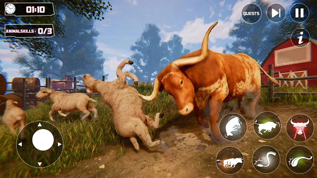 Scary Cow Simulator Rampage (Скари)  [МОД Бесконечные деньги] Screenshot 1