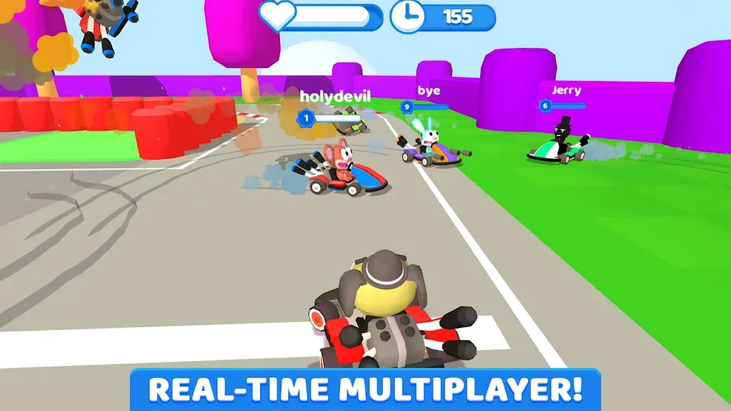 SmashKarts.io  [МОД Бесконечные монеты] Screenshot 1