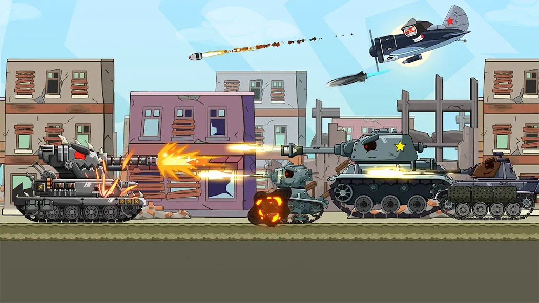 Tank Arena Steel Battle (Танковая Арена Стальное Сражение)  [МОД Бесконечные деньги] Screenshot 3