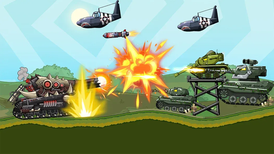 Tank Arena Steel Battle (Танковая Арена Стальное Сражение)  [МОД Бесконечные деньги] Screenshot 4