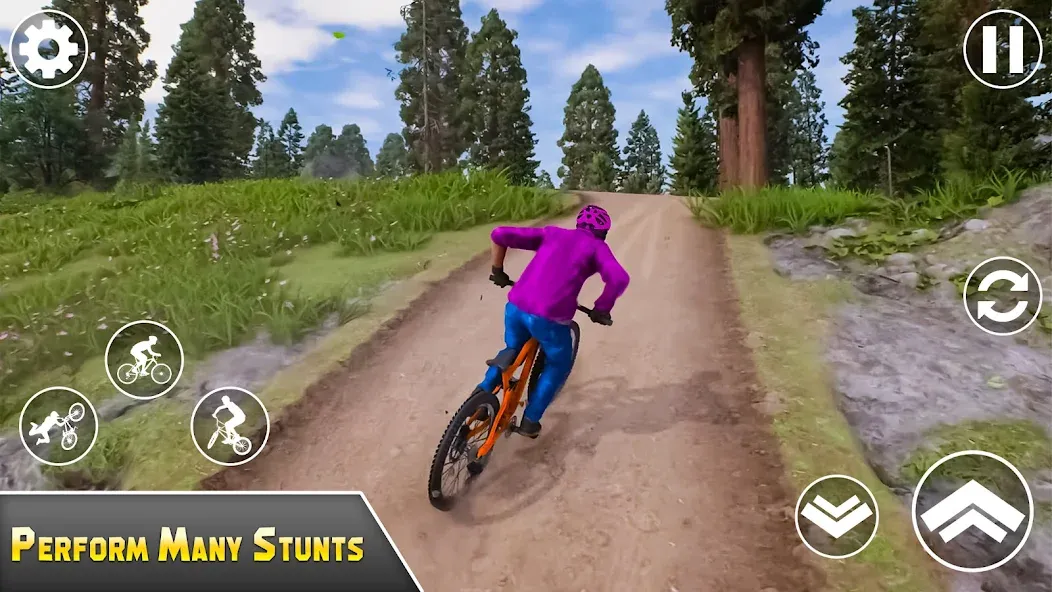 BMX Bicycle Games Offroad Bike  [МОД Бесконечные монеты] Screenshot 4